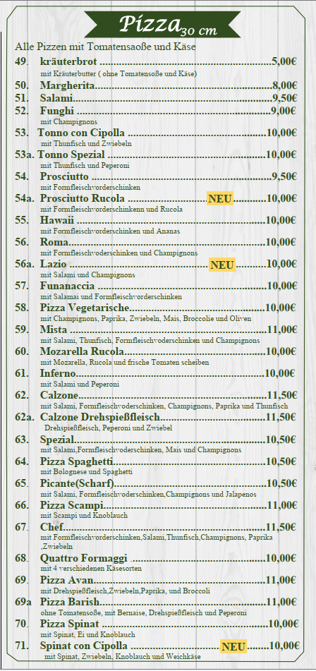 Menu Eiserner Grill & Pizzahaus-3