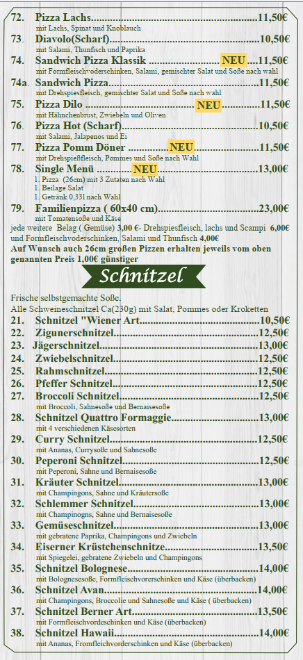 Menu Eiserner Grill & Pizzahaus-6